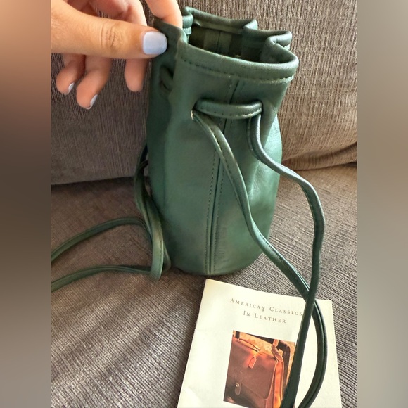 RARE Vintage Coach Littleton Drawstring Mini (NWT and booklet) - Bottle Green! - Picture 10 of 14